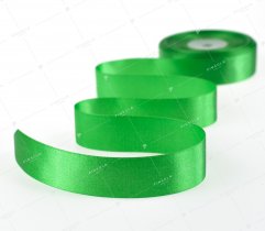 Satin ribbon - green, 25 mm (521)