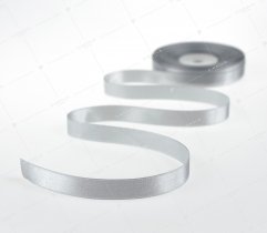 Satin ribbon - grey, 12,5 mm (544) 