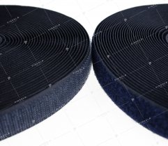 Velcro - hook and loop - navy blue - 20 mm (1073)