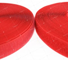 Velcro - hook and loop - red - 20 mm (1074) 