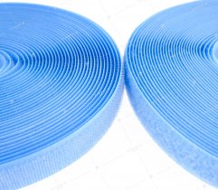 Velcro - hook and loop - blue - 20 mm (1076)