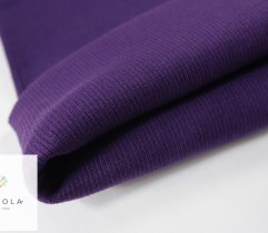 Rib Knit Fabric 60 cm Tubular - Purple  