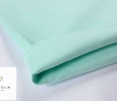 Rib Knit Fabric 60 cm Tubular - Mint Green