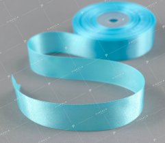 Satin ribbon, turquoise 25 mm (520) 