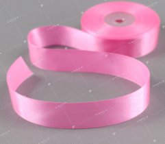 Satin ribbon, pink 25 mm (525) 