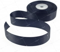Satin ribbon, black 25 mm (396) 