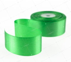 Wstążka atłasowa zielona 38 mm (505)