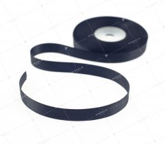 Satin ribbon, black 12,5 mm (540)
