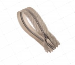 Zipper Spiral Type 3 Invisible 20 cm - Brown
