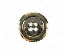 Button 20 mm - decorative, gold