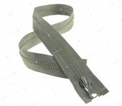 Zipper Plastic Molded Type 5 Open End 70 cm - Light Olive