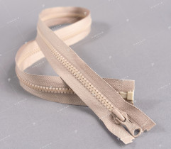 Zipper Plastic Molded Type 5 Open End 70 cm - Beige