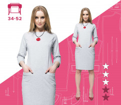 Gris dress 34-52 large format print