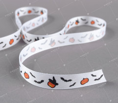 Ribbon - rep, pumpkins and bats (2261) 