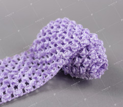 Tutu - elastic tape, purple, 7 cm 