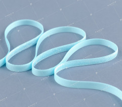 Velvet ribbon 9 mm - cyan (1858) 