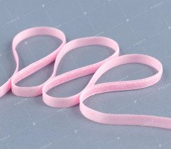 Velvet ribbon - 9 mm, pink (1855)