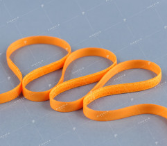 Velvet ribbon - 9 mm, orange (1859) 