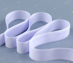 Velvet ribbon - 25 mm, light purple (1862) 