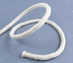 Cord - cotton, braided, beige 10 mm (2014)