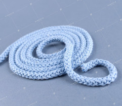 Cord - cotton, blue 5 mm (408)  