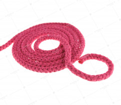 Cord - cotton, pink 5 mm (412)