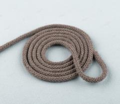 Cord - cotton, beige 5 mm (411)  