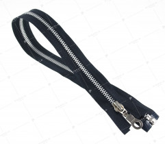 Zipper Metal Type 5 Open End 48 cm - Black