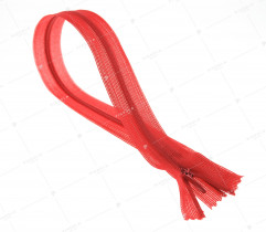 Zipper Spiral Type 3 Invisible 60 cm - Red
