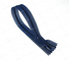 Nahtverdeckter Spiral Reißverschluss 30 cm Nr. 3 - Dunkle Blau
