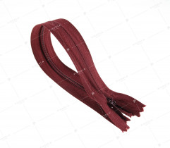 Zipper Spiral Type 3 Invisible 20 cm - Burgundy