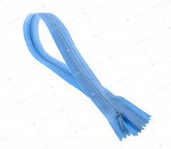 Zipper Spiral Type 3 Invisible 40 cm - Azure