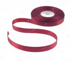 Ribbon - satin, maroon, 12,5 mm (533) 