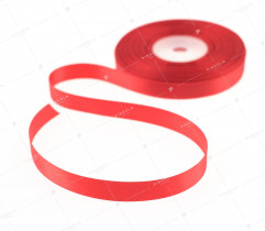 Ribbon - satin, red, 12,5 mm (534) 