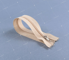 Zipper Spiral Type 3 Close End 16 cm - Beige