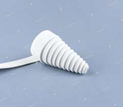 Rubber - woven, white, 15 mm (251) 