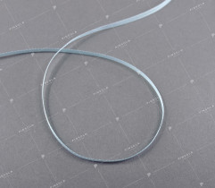 Ribbon - satin, cyan 3,5 mm (512) 