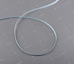 Ribbon - satin, cyan 3 mm (512) 