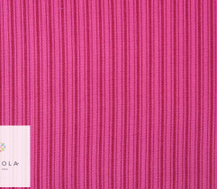 Tkanina wiskozowa różowa paski - 0,7 + 2,5 mb
