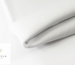 Rib Knit 60 cm Tubular - white