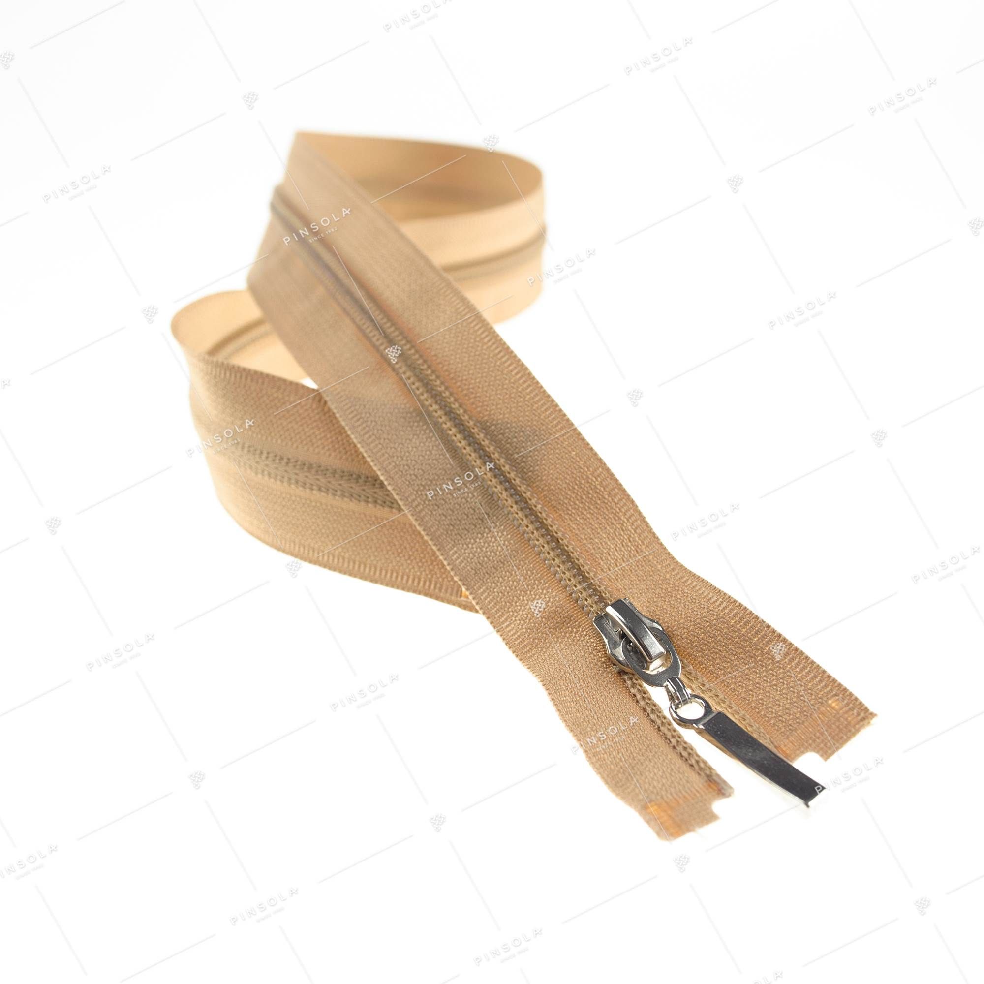 Zamek Spiralny #5 Rozdzielczy 51 cm - Ciepły Beż-Zdjęcie-0