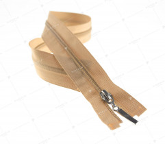 Zipper Spiral Type 5 Open End 53 cm - Warm Beige