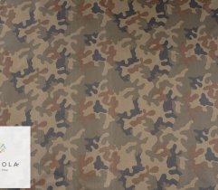 Woven Oxford PU - Camouflage Woodland Panther wz.93
