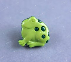 Guzik dziecięcy żaba
