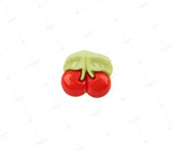 Children's button Cherry