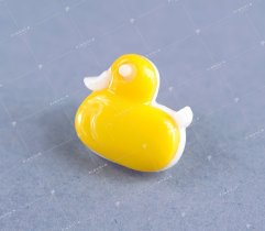Children's button - duck