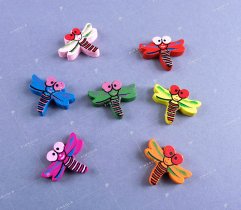Wooden decoration - dragonfly