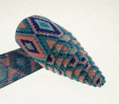 Knit elastic 50 mm - pastel patterns (2886)
