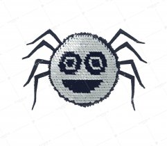Clothing application sequin spider (2971)