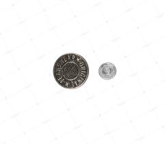Denim buttons 17 mm - Old pewter (2948)